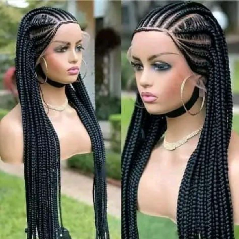 HANDMADE BRAIDED WIG - NO.B16 (1.1LBS) image 0